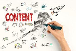 Social media content marketing