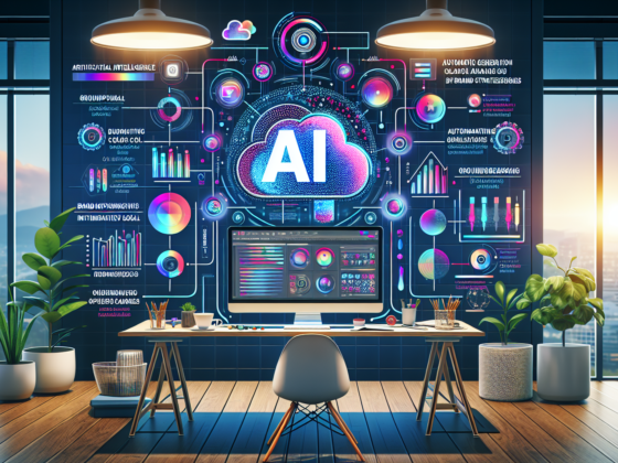 Alt text: "A solopreneur using AI branding tools on a laptop to create a consistent brand identity for their business."2024-09-18T11:32:38.598Z