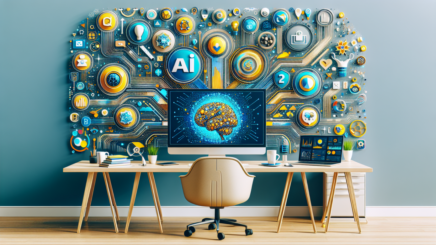 Alt text: "Solopreneur using AI branding tools on a laptop to create an engaging marketing strategy, illustrating the impact of artificial intelligence on personal branding."2024-10-01T03:33:40.137Z