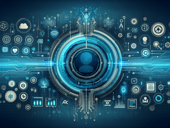 An illustration of ai social media tools streamlining management tasks, featuring charts and a digital interface, ideal for small business owners.