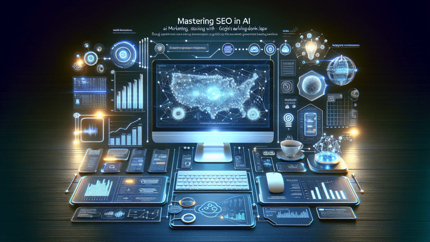 Image of a digital marketing dashboard showcasing AI data analytics, highlighting strategies for ai marketing google aimed at small business growth.