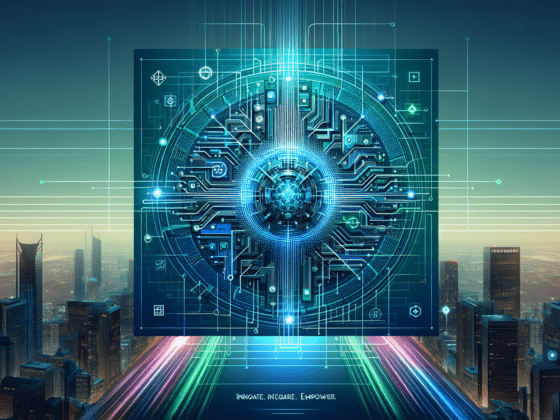 Image of a digital concept showcasing DeepSeek's AI brand generator tool, highlighting innovation for small business branding.