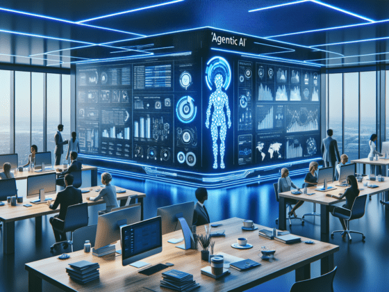 Image of diverse professionals analyzing charts and data on a computer screen, illustrating effective market research AI strategies for small businesses.