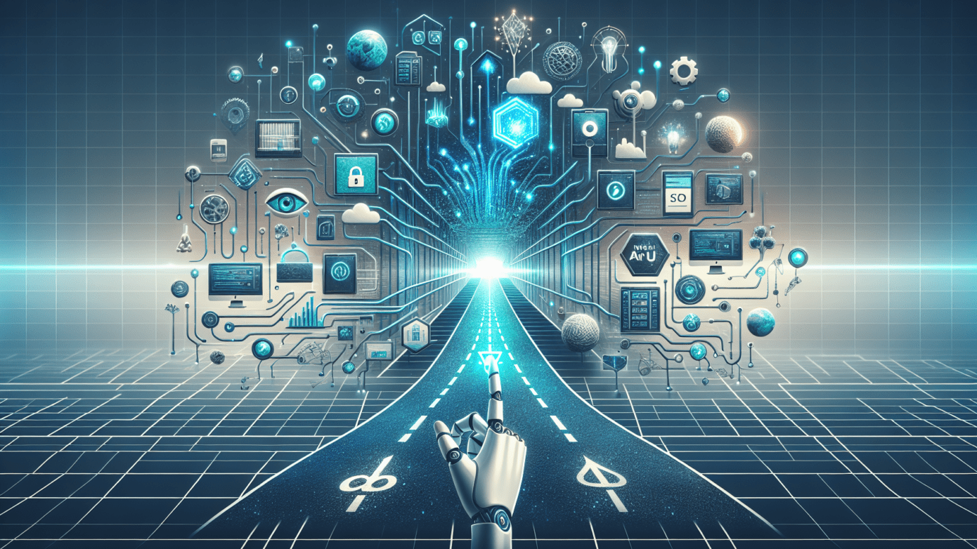 Image of a laptop displaying the Wix interface for ai seo website optimization, with a business owner strategizing online success.