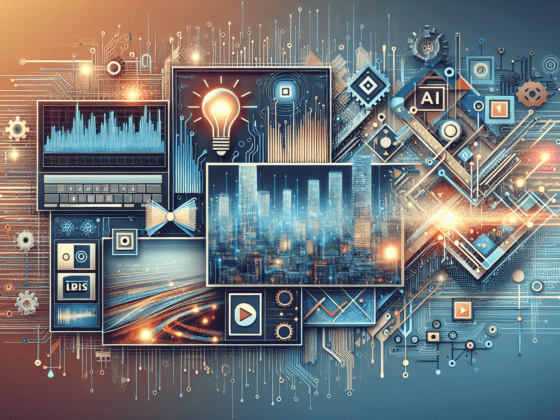 Image shows a digital interface displaying AI-driven video editing tools, highlighting OpenAI's Sora innovation in ai clips for small businesses.