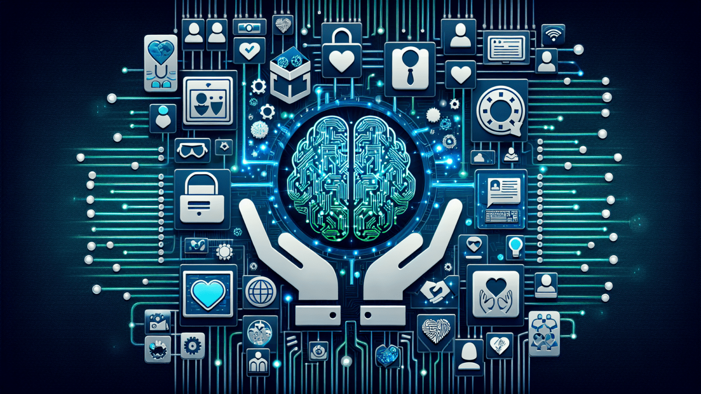 Image depicting AI-driven analytics dashboard with graphs and customer data insights, symbolizing AI brand loyalty transformation.